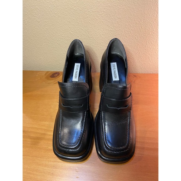 STEVE MADDEN Arlo Heeled Loafers - Picture 1 of 4